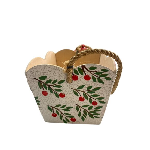 Decorative Reindeer Candle Holder & Sleigh Basket Set - Picture 9 of 11